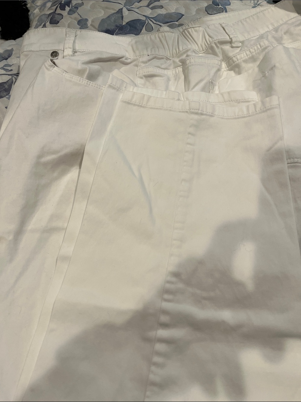 J. Jill Straight Leg Pants in White